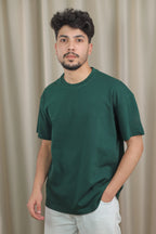 Olive green premium basic T-shirt
