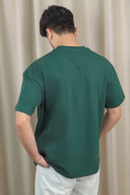 Olive green premium basic T-shirt