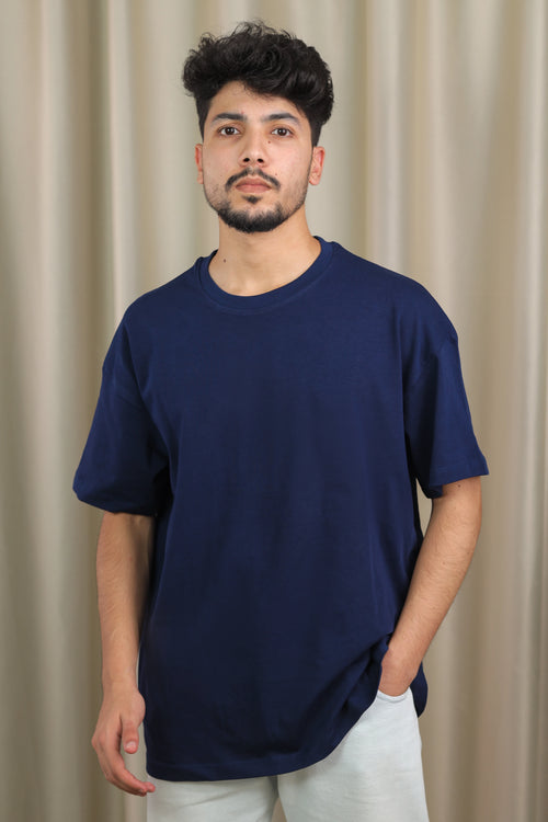 Navy premium basic T-shirt