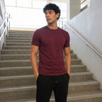 Slim Fit T-shirt - Burguandy