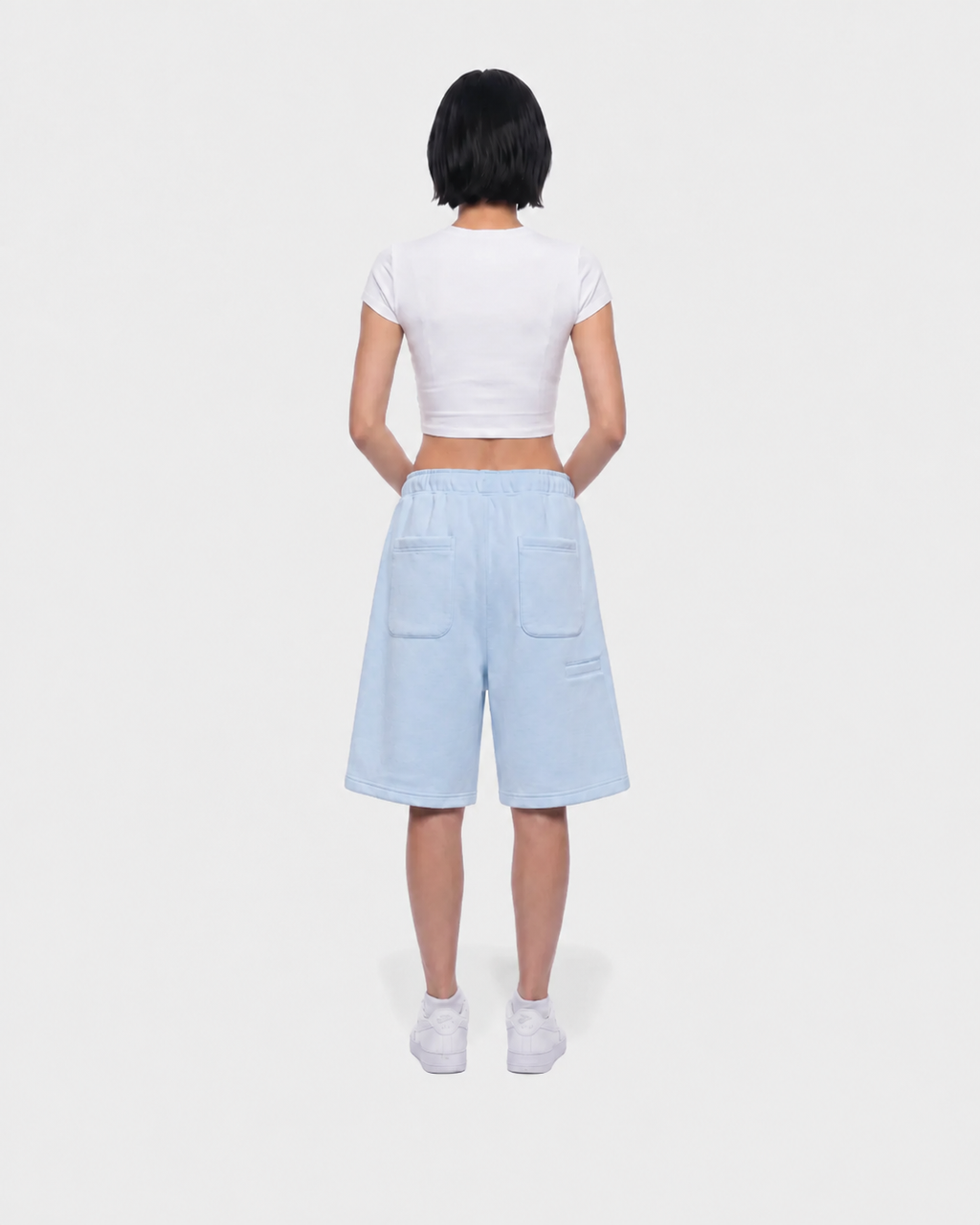 Jogger Baggy Short - Baby blue