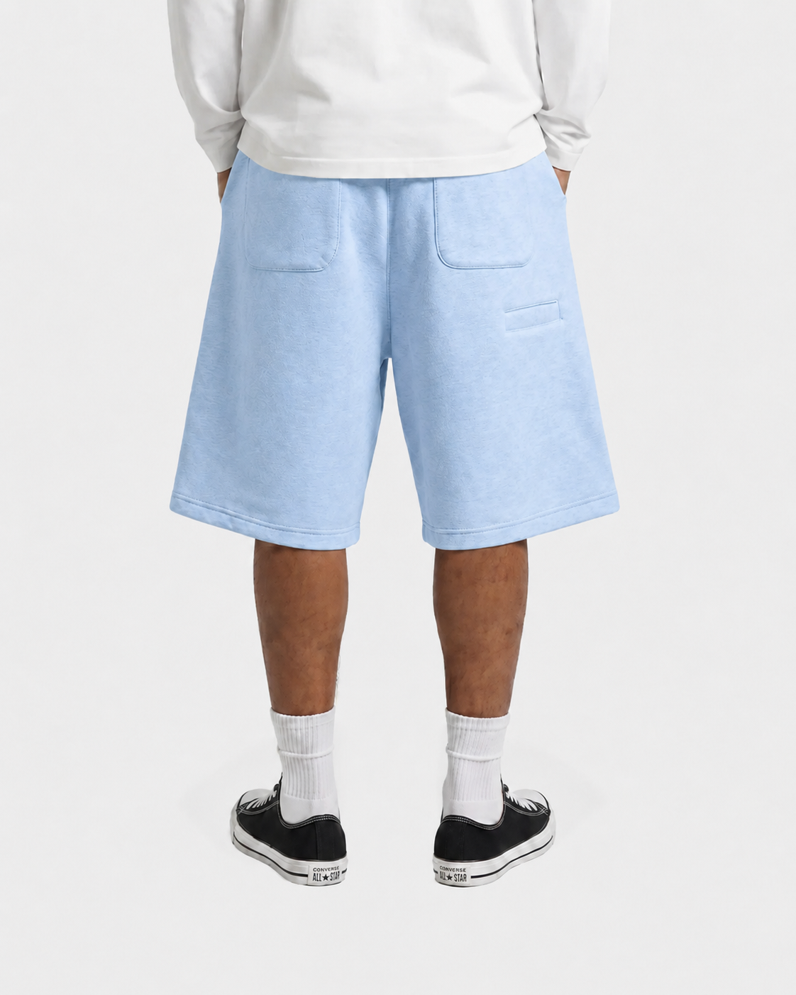 Jogger Baggy Short - Baby blue