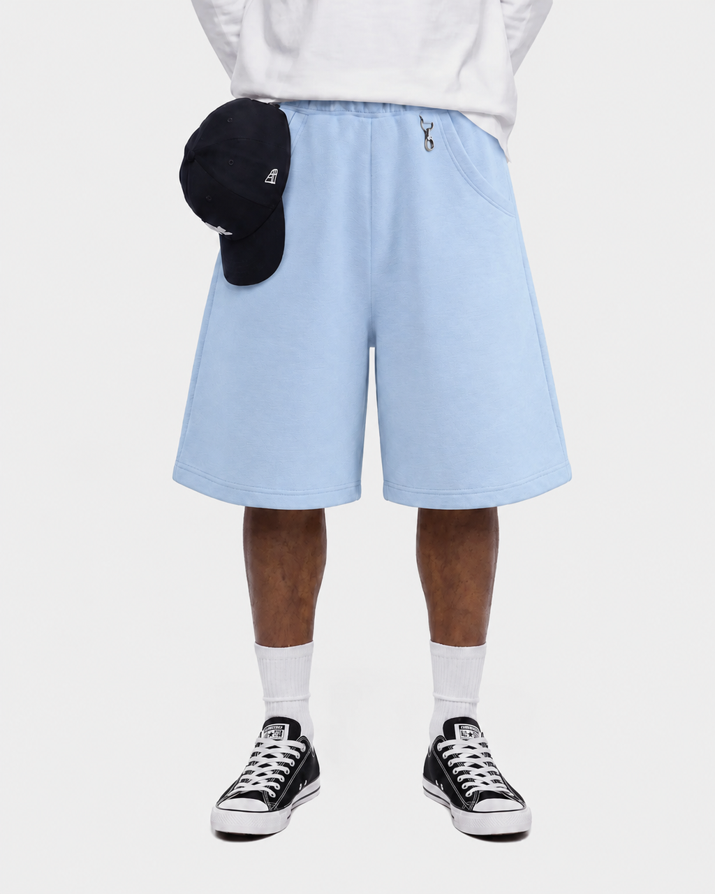 Jogger Baggy Short - Baby blue