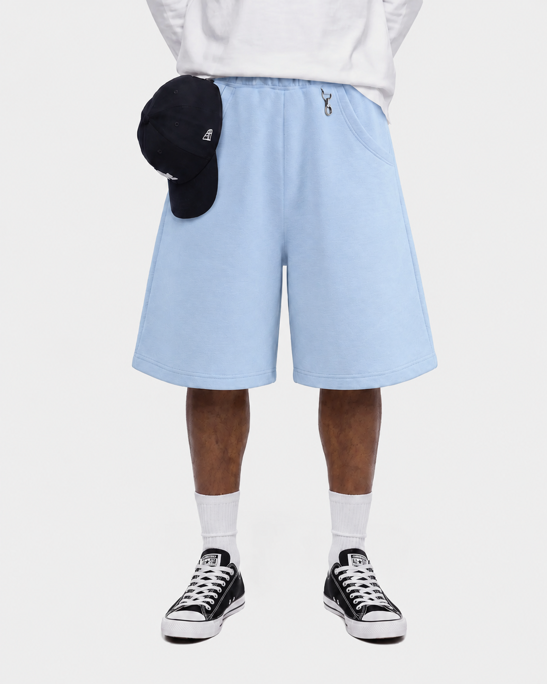 Jogger Baggy Short - Baby blue