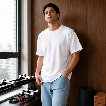 White premium basic T-shirt