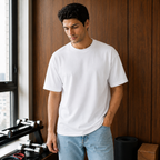 White premium basic T-shirt