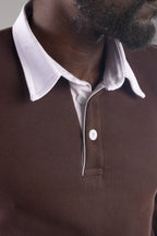Polo Collar Sweatshirt